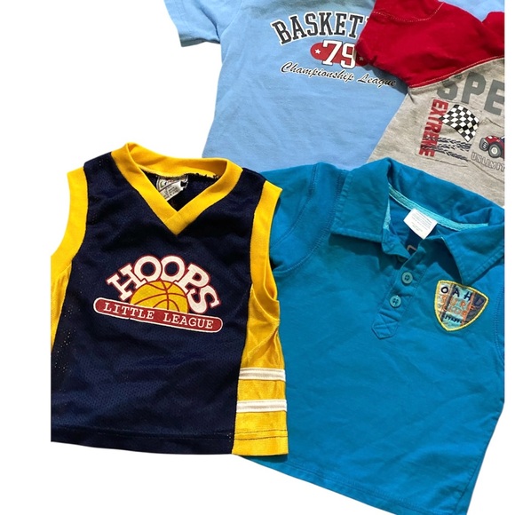 Vintage 90’s Y2K Baby Boy Kids Clothes Lot 8pc T-shirts Tank Tops 12 Months - Picture 4 of 15